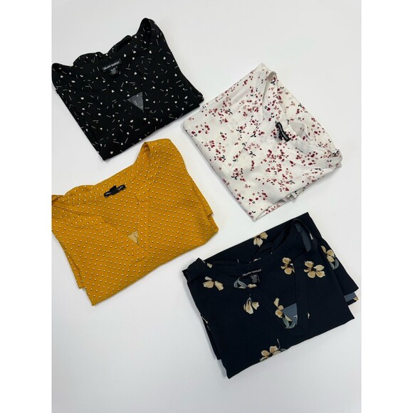 RADLEY LONDON Tops - Hilary Radley XL Women's Top, Black, White, Yellow And Navy - 4 Pack